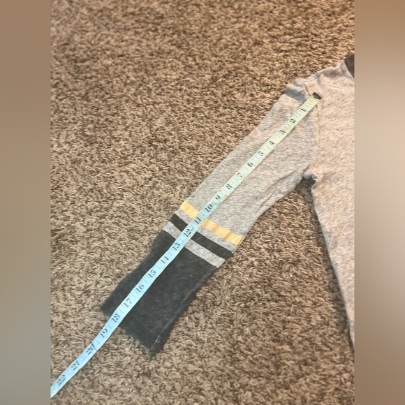 J Crew XS Women's 3/4 Gray Jersey Tee “Golden” - Picture 8 of 8